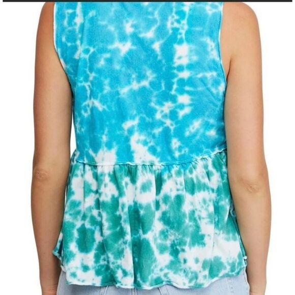 Free People Tie Dye Anytime Cotton Tank Top size Small - Picture 9 of 10